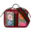 Gucci Pre-Owned - Borsa a tracolla GG Supreme Flora Ophidia piccola 2016-2024 - Donna - tessuto/pelle di vitello - Taglia unica - Marrone