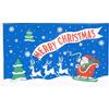 AZ FLAG Bandiera Buon Natale Blu 90x60 cm Poliestere 100D 2 Occhielli