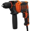 BLACK+DECKER BEH710-QS - Trapano avvitatore a percussione a velocità variabile, 710 W, mandrino autoserrante da 13 mm