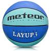 meteor Pallone Basket Palla da Basketball - Dimensione Bambini Giovani Ideale per Allenamento e Divertimento - Gonfiabili Pallacanestro Mini con Superficie Antiscivolo Layup
