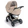 Cam Duo TECHNO BABILA Carrozzina Passeggino e Borsa BEIGE TELAIO ORO