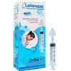 Lavonase irrigazione nasale non sterile siringa 20 ml + luer-lock con cappuccio + ugello nasale con raccordo luer-lock + perforatore con valvola non ritorno con tappo