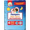 Pampers sole luna mutandina maxi 15 pezzi