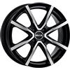 MAK MILANO 4 CERCHI IN LEGA BLACK MIRROR 4,5x15 4x100