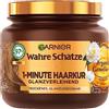 Garnier Veri tesori 1 minuto per capelli - Lucido con olio di argan e olio di camelia per capelli secchi e poco brillanti, 340 ml