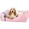 BedDog Cuscino per Cani ZARA Cuccia Lettino con Fodera Lavabile | in tessuto di microfibra e Cordura con bordo rialzato e base antiscivolo per interni ed esterni