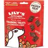 Lily's Kitchen Preparata con ingredienti naturali per cani adulti Confezione di croccantini per l'addestramento Tempo di Scuola con pollo e manzo 8 x 70g