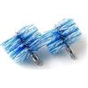 BARETTO Spazzola di Ricambio per Kit per la Pulizia della Tua Stufa a Pellet, Pack 2 Scovoli Standard in Nylon, Adatto alla Pulizia della Canna Fumaria con Curve (Scovolo da 80mm + Scovolo da 100mm)