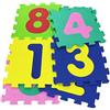 Fair Shop Fair Tappeto Puzzle Morbido Bambini Numeri Tappetino Gioco Protettivo Lavabile Bambini Set 10 Pz Numeri Numeri Numeri