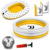 Mondo Toys - Juventus summer beach-box - Box Set 5 pezzi per la spiaggia - comprende canotto, piscina, braccioli, pallone e pompetta della Juventus - 19741
