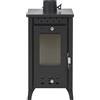 Divina Fire Stufa A Legna Matilde Nera potenza 7,7 Kw L33xp38,5xh74