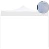 Divina Garden Telo laterale 2x2mt bianco impermeabile ricambio per gazebo richiudibile 2x2mt