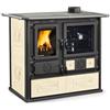 La Nordica Extraflame CUCINA A LEGNA LA NORDICA EXTRAFLAME ROSA 5.0 VST 8.8 KW COLORE LIBERTY PANNA AD ARIA