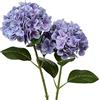 Briful Fiori Artificiali di Ortensia Real Touch Fiori di Ortensia Alti 63 cm Fiori Finti Alti Piante di Ortensia a Stelo Lungo Fiori Artificiali per Esterni, Giardino, Matrimonio, Decorazione per la