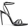 Saint Laurent Pre-Owned - Sandali Ava 105mm - Donna - pelle di vitello/pietre sintetiche/pelle di vitello/pelle di vitello - 40 - Nero