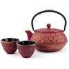 Bredemeijer - Set Regalo Shanghai - 0,6 Litri - Rosa/Oro - con Due Tazze