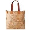 Alviero Martini 1a classe N274, Borsa a Mano Donna, Beige (Naturale), 41x42x10 cm (W x H x L)