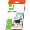 Q-Connect Carta fotografica lucida, 100 x 150 mm, 180 g/m², confezione da 25