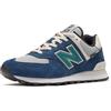 New Balance 574, Sneaker Uomo, NB Navy/Grigio Ardesia/Abete Nuovo, 37 EU