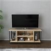 Hanah Home Supporto per TV, melammina, Quercia Nera, Taglia Unica