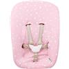 JYOKO KIDS Fodera in Cotone Compatibile con Stokke NewBorn (PINK SPARKLES)