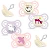 MAM Ciuccio Skin Soft in silicone PERFECT 0-6, set da 4 pezzi, con 2 scatole per il trasporto di sterilizzazione, Dento-Flex, per uno sviluppo sano della bocca, tettarelle extra sottili, confezione