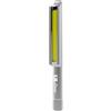 NEBO Lil Larry - Torcia LED Potente Professionale da 250 lumen - Con luce da lavoro COB - Base magnetica con clip da tasca per illuminazione a mani libere - Luce di pericolo - Rosso