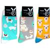 TwoSocks Calze Babbo Natale da uomo e da donna, calze divertenti e divertenti come regalo, cotone, taglia unica, Einheitsgröße