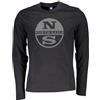 NORTH SAILS T-Shirt Maniche Lunghe Uomo Nero 2XL
