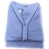 Alfionapoli Pigiama Uomo, Aperto con Bottoni in Jersey di Maglina 100% Cotone Navigare B2140999 Pantalone Fantasia Ancoretta Diponibile Jeans e in Blu Navy (XL*)