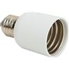 Koieam 2 Pezzi Adattatore per Portalampada da E27 a E40, Convertitore per Lampadine da E27 a E40 Resistente al Calore Professionale Previene la Bruciatura dell'Adattatore della