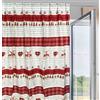 Tex family Tenda tendaggio confezionata Made in Italy cm. 150x280 per Tutti i Tipi di Bastone e binari Tirolese Coassolo Rosso