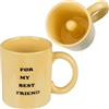 Avilia Tazza Scherzosa con Pene Nascosto - Tazza Ideale come Regalo per Migliore Amico, in Ceramica, 9.5x8cm