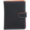 mywalit Portafoglio donna in pelle Large Snap Wallet - 229-4 - Black Pace