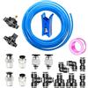 HUAZIZ Blu 6 mm OD 4 mm ID poliuretano PU tubo aria tubo 10 m 32.8ft