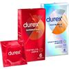 Durex Mix Preservativi, Supersottile Sottili XL Extra Large 60 mm 6 unità + Invisible XL 57 mm Extra Sottili 6 unità, 12 profilattici