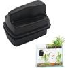 vcsjw Aimant Pulitore Per Vetri D'acquario,Pulitore Per Vetri D'acquario,Pulitore Per Vetri Magnetico Per Acquario,Accessori Per Acquario Per Acquario Di 0,5cm Di Spessore,S(5,6x3,5x4,2cm)