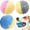 BPS BUENA PET SHOP BPS - Set di 3 palline per cani, palla in gomma, suono squeaky indistruttibili ad alto allungamento, taglia M/L, colore casuale (L modello 2) BPS-7431 x 3