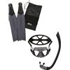 C4 KIT SET U. PELLIZZARI CON PINNE UP SOFT + MASCHERA CONDOR SNORKEL MELTEMI BAG PORTA Boccaglio