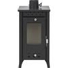Divina Fire Stufa A Legna Matilde Nera potenza 7,7 Kw L33xp38,5xh74