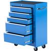 HOMCOM Carrello Porta Utensili Attrezzi Attrezzatura con Cassettiera Azzurro 61.5 x 33 x 82.5cm