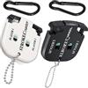 Mirrwin 2 Pezzi Segnapunti Golf, Contatore di Punteggio di Golf con 2 Moschettoni Contatori di Colpi del Giocatore Contatore Manuale Conta Buca Golf per Conteggio, Punteggio Golf Eventi Sportivi