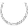 Tuscany Silver Collana Cleopatra in Stile Greco da Donna in Argento Sterling da 43 cm/17