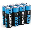 ABSINA 8x Batteria 23A 12V per Apriporta Garage e molto altro - Batterie 23A 12V a prova di perdite e di lunga durata - Pile 23A 12V, Batteria 12V 23A, pile A23, A23 batteria
