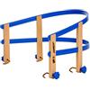 Colint rodel-rudi, Accessorio Slitta - Schienale in plastica VT-Sport Plastiklehne, Beige (Beige-Blau), Taglia Unica