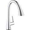Grohe Zedra Touch Rubinetto Miscelatore Elettronico Monocomando per Lavello, DN15, Cromo 30219002