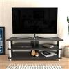 Hanah Home Supporto per TV, melammina, Bianco Antracite, Taglia Unica