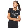 Nike W NSW Tee Sport Distort STMT, T-Shirt Donna, Black, S