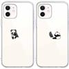 Yoedge 2 pezzi Cover per Apple iPhone 12 Mini 5,4, Ultra Sottile Custodia Trasparente Gel TPU Morbida Cover con Carino Motivo Disegno, Cover di Protezione Antiurto Bumper Case per iPhone 12 Mini,