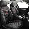 BYBEST Coprisedili Auto, per Ford Puma ST-Line X 2020 2021 2022 Set Copri-Sedile Anteriori Posteriori Accessori Auto Interno Completo di Coprisedili,B